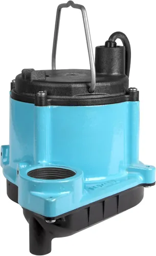 Miniatura 9 de Little Giant 6-CIM-R Bomba sumergible de sumidero de 115 voltios, 1/3 HP, 2750 GPH (sin interruptor) para sistemas de sumidero y deshidratación