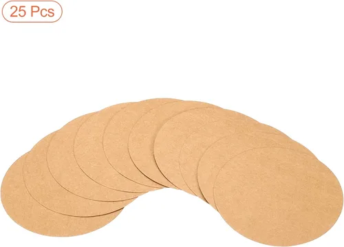 Miniatura 82 de PATIKIL Papel de cartón redondo de 5.9 pulgadas, 25 unidades de círculos de disco en blanco para decoración de fiestas, manualidades, manualidades