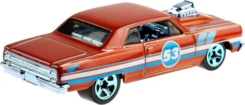 Miniatura 2 de Hot Wheels Naranja y Azul 53 Aniversario '64 Chevelle SS 1/5 DieCast Escala 1:64