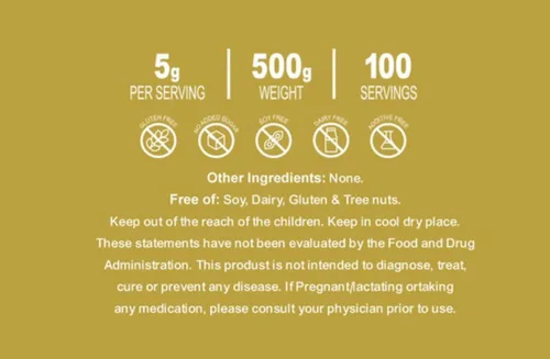 Miniatura 3 de Monohidrato de creatina instantánea en polvo, 500 gramos (1.1 lb), 5000 mg por servicio, creatina en polvo micronizada, sin sabor, puro, sin
