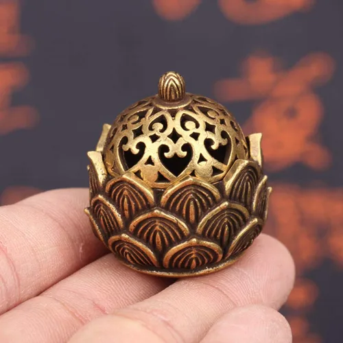 Miniatura 4 de Soporte de incienso de loto,Quemador de cono de olor pequeño,Mini regalo de decoración de flor de loto de estilo asiático 1 Lotus
