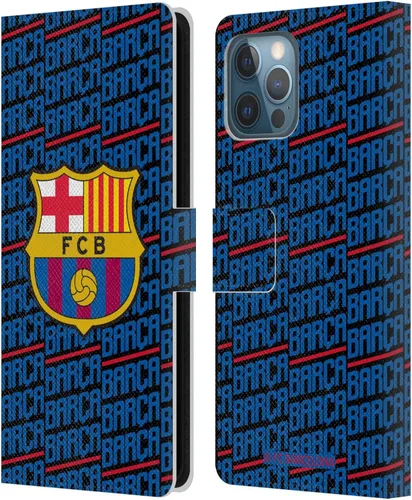 Miniatura 60 de Head Case Designs Funda de piel con licencia oficial del FC Barcelona Barca Crest Patterns, tipo cartera, compatible con Apple iPhone 11