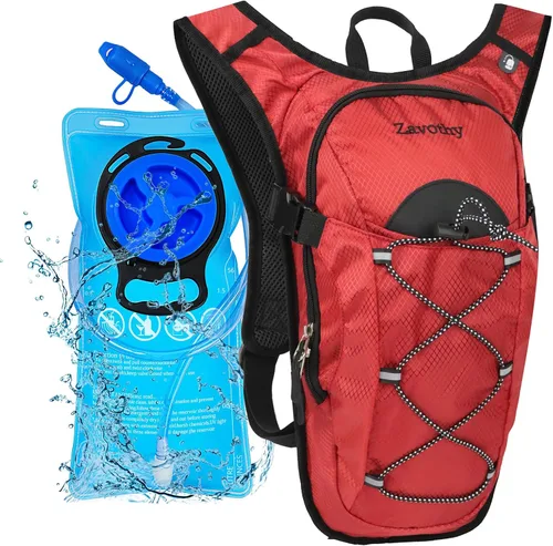 Miniatura 11 de Zavothy Hydration Backpack with 2L Hydration Bladder Water Backpack for Hiking Hydration Pack for Running Cycling Hiking
