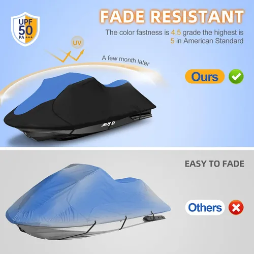 Miniatura 4 de Funda para moto acuática 600D – Cubierta de Seadoo remolque, cubierta impermeable para motos acuáticas, cubierta PWC para Seadoo, Yamaha, Kawasaki