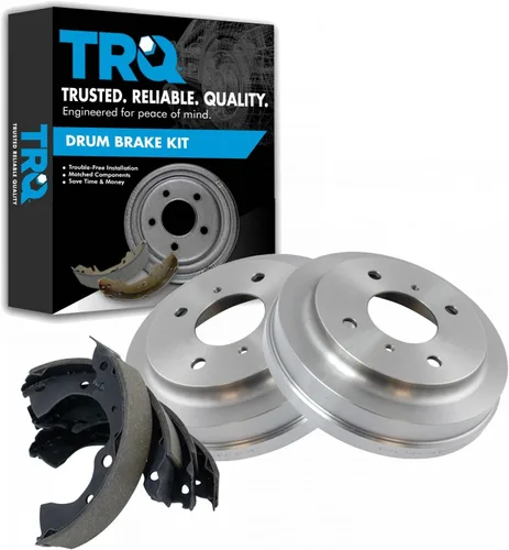 Miniatura 38 de Kit de tambor de freno y zapata ABS trasero TRQ Compatible con Subaru Forester Impreza