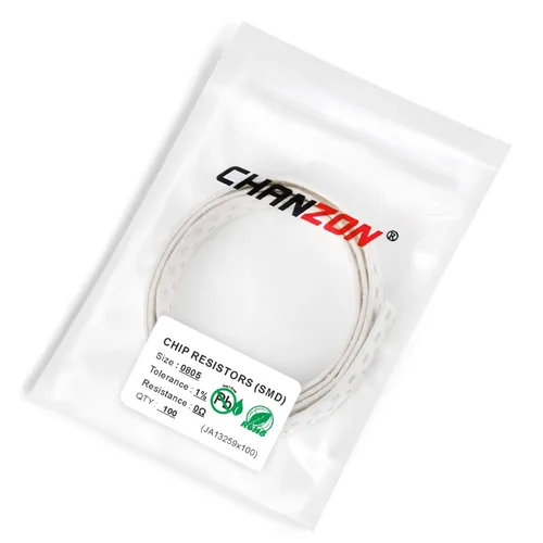 Miniatura 3 de Chanzon - 100 piezas de resistencias SMD 0805 0 Ω ohm 1/8W 0.125W ±1% de tolerancia, película gruesa, resistencias de chip SMT, certificadas por Rohs
