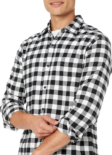 Miniatura 4 de Tienda Essentials - Camisa de franela para hombre, de manga larga