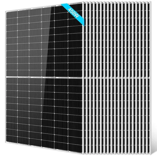 Miniatura 33 de SUNGOLDPOWER UL61730 - Panel solar de 450 W, 8 unidades, monocristalino, célula de clase A, rígido, alta eficiencia, carga de 12 V/24 V/48 V