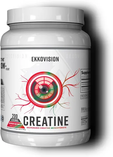Miniatura 22 de Ekkovision Polvo de Monohidrato de Creatina Micronizado, Cereza Negra, Suplemento Pre Entrenamiento y Post Entrenamiento para Hombres y Mujeres