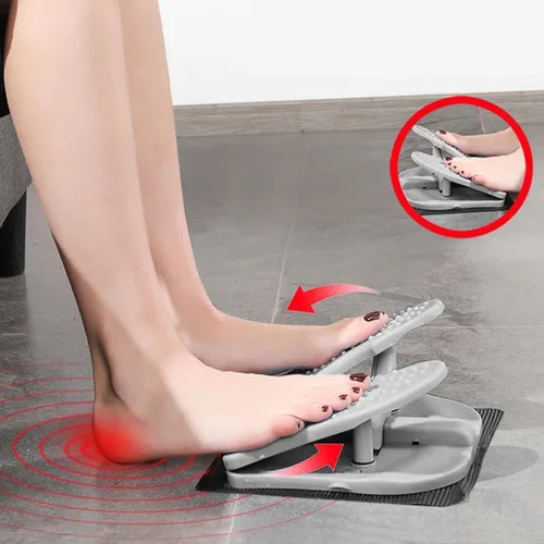 Miniatura 9 de Mini entrenador paso a paso, máquina de ejercicio de nailon reforzado para pies, escalera, silenciosa, plegable, para piernas para oficina en casa