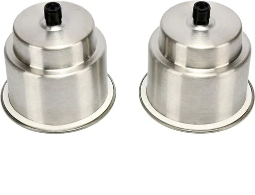 Miniatura 5 de Amarine Made 2 portavasos de acero inoxidable con drenaje, portavasos para barco, automóvil y marina, portavasos para bebidas, portavasos de acero