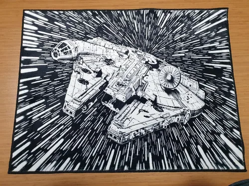 Miniatura 7 de Starwars Death Star - Alfombra de suelo (31 x 47 pies) = 31.5 x 47.2 in