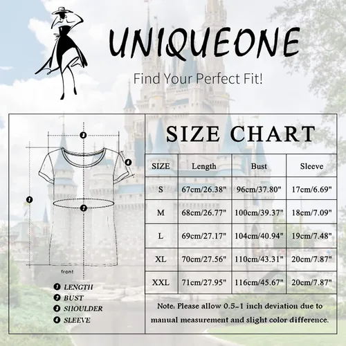 Miniatura 5 de Camiseta mágica para mujer, camiseta de Magic Kingdom, camiseta de vacaciones familiares, camiseta de manga corta con estampado de castillo