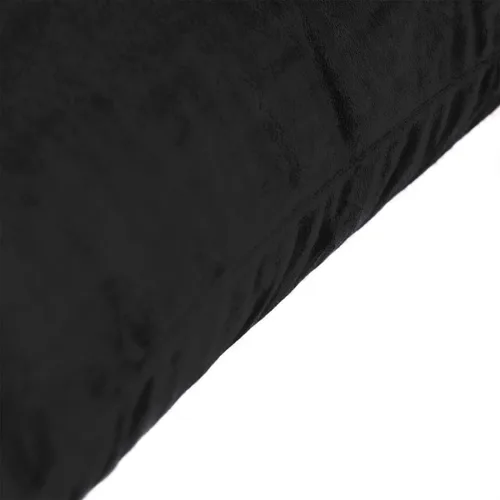 Miniatura 5 de FY FIBER HOUSE Paquete de 2 fundas de almohada de terciopelo decorativas, fundas de cojín suaves y sólidas, 16 x 16 pulgadas, color negro