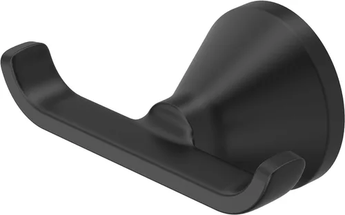 Miniatura 3 de American Standard 7061210.243 Aspirations - Gancho doble para bata, color negro mate Mate negro
