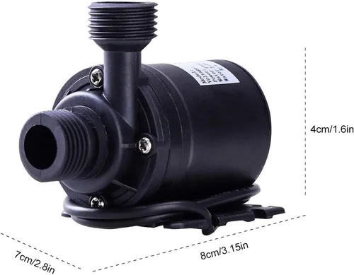 Miniatura 2 de Sumergible sin escobillas, DC 12V 800L/H 5M Bomba sumergible ultra silenciosa Bomba de estanque Bomba de fuente Bomba de fuente para fuente