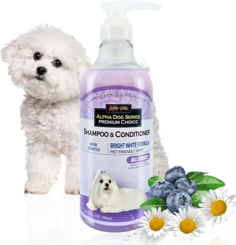Miniatura 17 de Bright White - Champú y acondicionador natural para perros con aloe vera, juego de champú y acondicionador para perros con pH equilibrado, sin