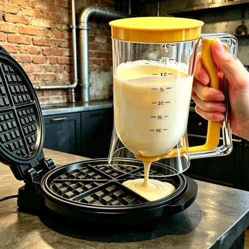 Miniatura 5 de BBSTARZ Separador de masa para magdalenas, crepes, galletas, pasteles, gofres. Dispensador de masa, separador de galletas, separador de crema. Taza