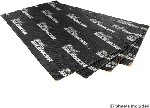 Miniatura 2 de Stinger Material Silenciador de Audio para Automóvil Insonorizante, Amortiguador de Ruido Automotriz, Alfombrilla de Butilo de Aluminio, 80 mil 18