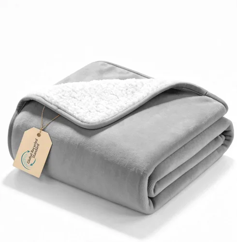 Miniatura 36 de gogobunny Manta de cama impermeable, manta reversible de forro polar Sherpa para perro, cachorro y gato, funda de muebles que protege la cama