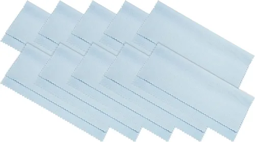 PATIKIL Paño de limpieza de microfibra para lentes de 6 x 6 pulgadas, paquete de 10 paños de limpieza para lentes de cámara, pantallas en bolsa de