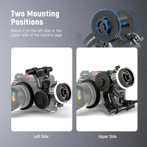 Miniatura 5 de NEEWER Engranaje M0.8-65T para seguimiento de enfoque, estándar 0.8 MOD y 65 dientes compatible con SmallRig Follow Focus y NEEWER Mini Follow