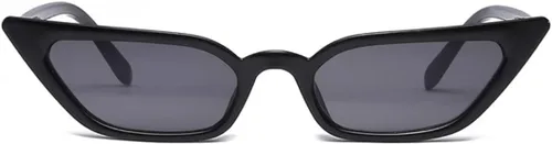 W&Y YING - Gafas de sol de diseño ojo de gato, lentes y marco pequeños de colores estilo vintage para mujer