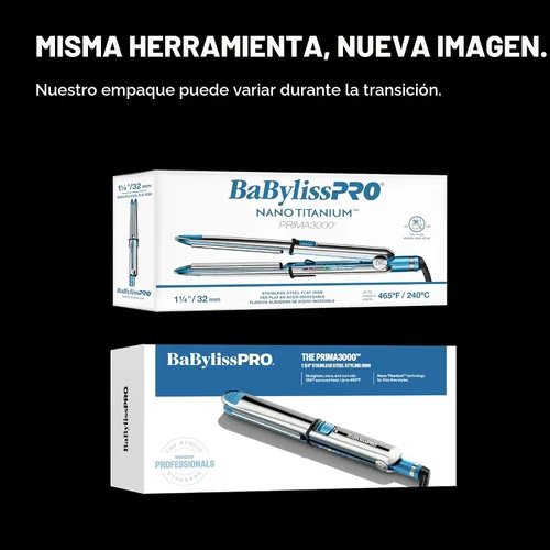 Miniatura 11 de BaBylissPRO Nano Titanium Prima Ionic Hair Straightener – Professional Flat Iron & Curling Iron in One for Stylists, Pro Styling Hair Tool Azul