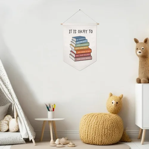 Miniatura 2 de Cartel Colgante de Pared para Aula Póster de Terapia Decoración de Oficina Rincón de Calma Consejero Escolar Salud Mental Póster de Mentalidad