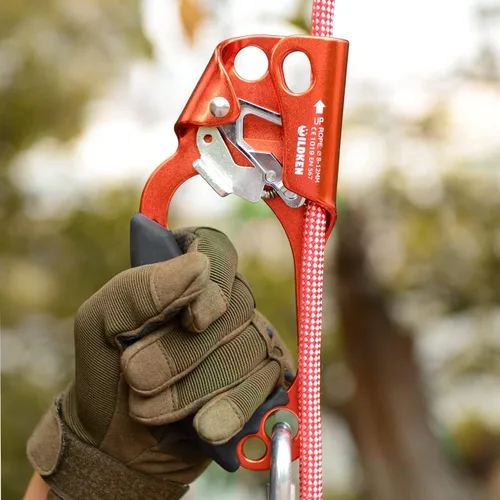 Miniatura 20 de WILDKEN Ascendedor de Mano para Escalada de Exteriores Montañismo Árbol Arborista Escalada Descenso Equipo Ascendedor de Mano para Cuerda de 8-14mm