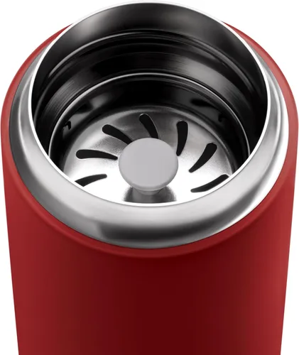 Miniatura 2 de Fellow Carter Move - Taza de viaje de 16 onzas, taza de café de viaje de acero inoxidable con aislamiento al vacío, vaso de café con interior de Rojo