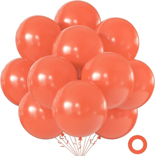 Miniatura 36 de KALOR Globos color morado ceniza de 18 pulgadas, 10 globos de látex mate, globos redondos grandes para bodas, baby shower, fiestas de cumpleaños