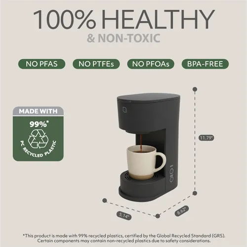 Miniatura 6 de WILLOW K-Cup, cafetera de una sola porción con tamaño de infusión de 6 a 12 onzas y opción de preparación fuerte, cafetera de una sola taza hecha