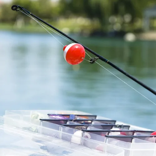 Miniatura 7 de PATIKIL Bobber de pesca, ABS botón redondo boya pesca flotador aparejos