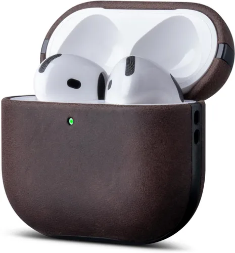 Miniatura 21 de Funda de cuero Lopie para AirPods de 4ª Generación - Funda para AirPods 4 hecha a mano - Hecha de cuero real - Cubierta protectora de carcasa dura