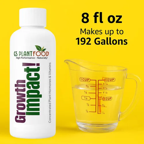 Miniatura 7 de Growth Impact - Solución vitamínica súper concentrada – GS Plant Foods Plant Liquid All Purpose Plant Nutrition Vitaminas y hormonas para todo tipo