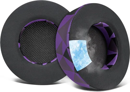 Miniatura 20 de SOULWIT Almohadillas de enfriamiento para auriculares Corsair Virtuoso, almohadillas con espuma de aislamiento de ruido de alta densidad, grosor