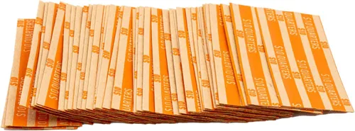 Miniatura 7 de Conjunto de Envoltorios Planos a Rayas para Monedas 100