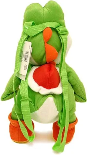 Miniatura 3 de Nintendo Mario Brothers Yoshi Mochila grande de peluche, multicolor