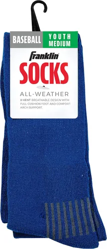 Miniatura 6 de Franklin Sports Youth Baseball + Softball Socks - Knee Socks for Kids - Boys + Girls Tall Sports Socks - Youth