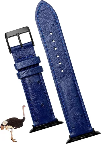Miniatura 18 de AIIigator - Correa de reloj hecha a mano de cuero compatible con Apple Watch Ultra de 1.929 in 1.772 in 1.732 in 1.654 in 1.614 in 1.575 in 1.496 in
