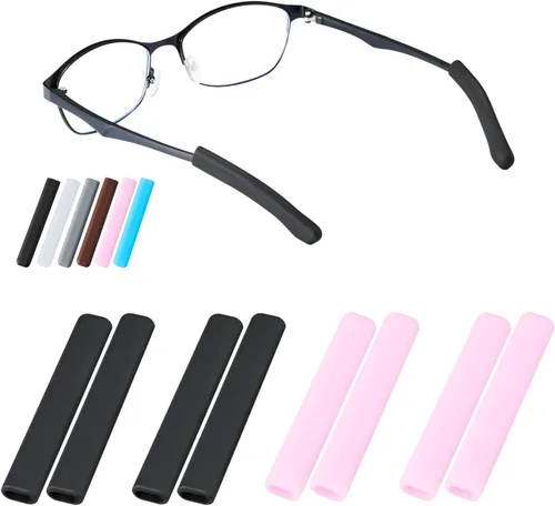 Miniatura 20 de Gdnmapt - Cojín de silicona para los oídos, antideslizante para los ojos, agarre cómodo para los oídos, solución de almohadillas para orejas 2 pares