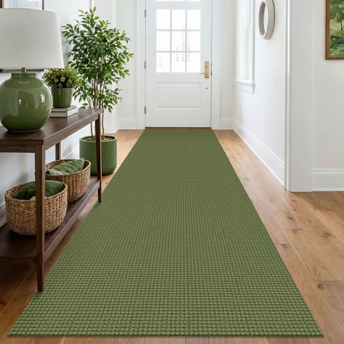 Miniatura 183 de IOHOUZE Alfombra de Área Lavable 4x6 Antideslizante con Respaldo de Goma Alfombras Tejidas para Entrada Interior Alfombras de Dormitorio Alfombra