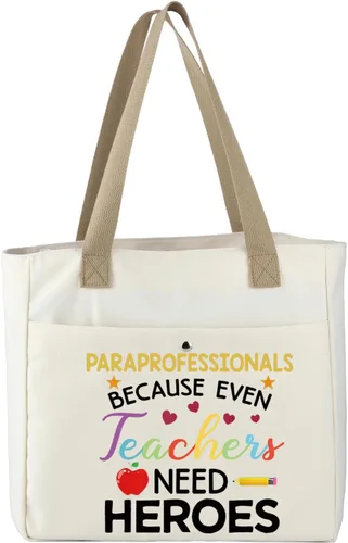 Miniatura 2 de MBMSO Bolsa de maquillaje paraprofesional porque incluso TCH necesita héroes regalos de agradecimiento paraprofesional regalos de paraeducador