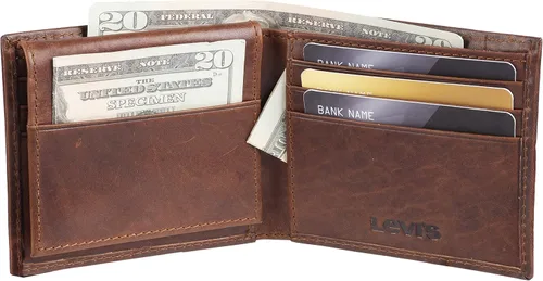 Miniatura 2 de Levi's Cartera de pasaporte de bloqueo RFID para hombre
