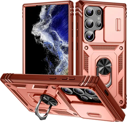 Miniatura 25 de Funda para Galaxy S22 Ultra, a prueba de golpes, resistente a los impactos con lente deslizante Funda protectora para Samsung Galaxy S22 Ultra 4G/5G