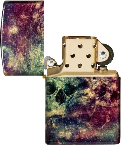 Miniatura 4 de Zippo Galaxy Skull Design 540 - Encendedor de bolsillo de latón