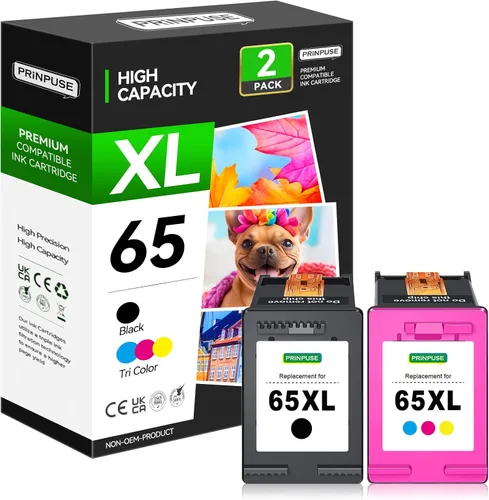 Miniatura 11 de 63XL - Cartucho de tinta negro remanufacturado para HP 63, compatible con impresora Officejet 3830 4650 4655 Envy 4520 3634 Deskjet 3630 1111