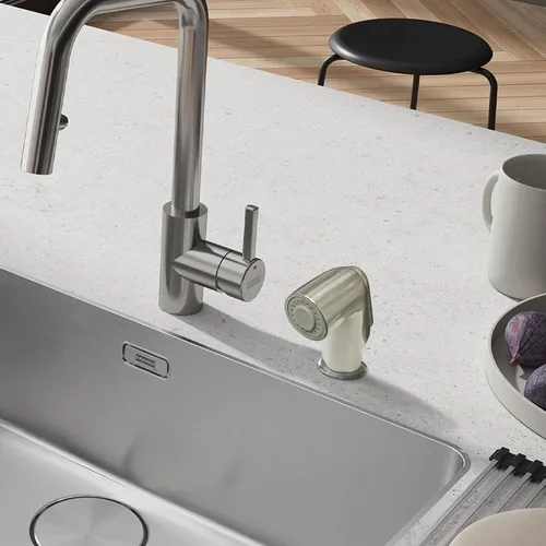 Miniatura 2 de Cabezal rociador lateral para fregadero de cocina, accesorio universal para grifo de fregadero de cocina, compatible con Delta, Moen, Kohler