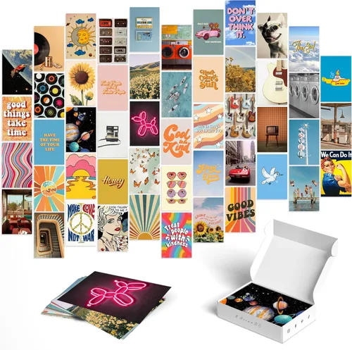 Miniatura 39 de Y2K BOO Kit de Collage de Pared Dark Academia - 50 Fotos Clásicas y Misteriosas de 4"x6" para Decoración de Dormitorio, Regalo para Chicas